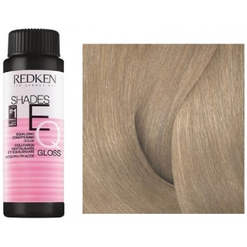 Краска-блеск без аммиака для тонирования и ухода - Redken Shades Eq Gloss 08GI - Светлый блондин золотистый мерцающий  